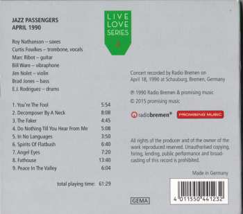 CD The Jazz Passengers: April 1990