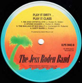 LP The Jess Roden Band: Play It Dirty . . Play It Class