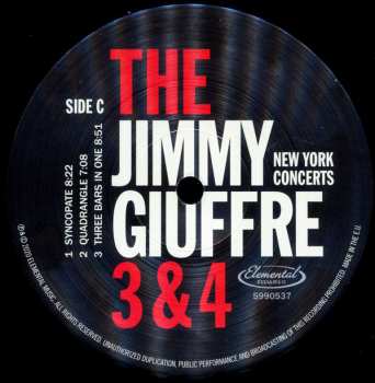 2LP The Jimmy Giuffre Trio: New York Concerts LTD