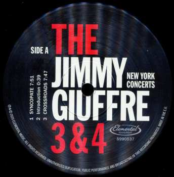 2LP The Jimmy Giuffre Trio: New York Concerts LTD