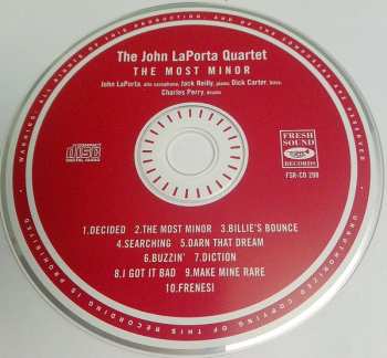 CD The John LaPorta Quartet: The Most Minor