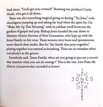 CD The Jones Family Singers: Live From Mt. Zion