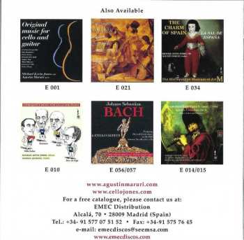 CD The Jones & Maruri Cello-Guitar Duo: Don Quijote y Dulcinea