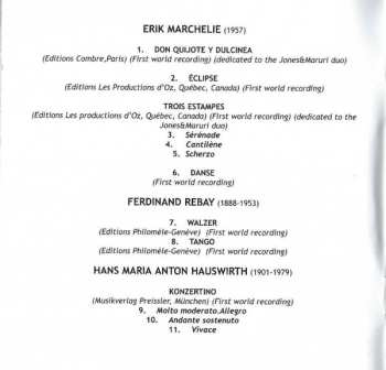 CD The Jones & Maruri Cello-Guitar Duo: Don Quijote y Dulcinea