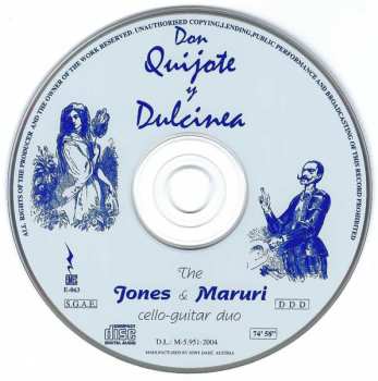 CD The Jones & Maruri Cello-Guitar Duo: Don Quijote y Dulcinea