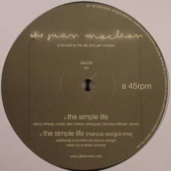 Album The Juan MacLean: The Simple Life