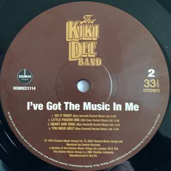 LP The Kiki Dee Band: I've Got The Music In Me