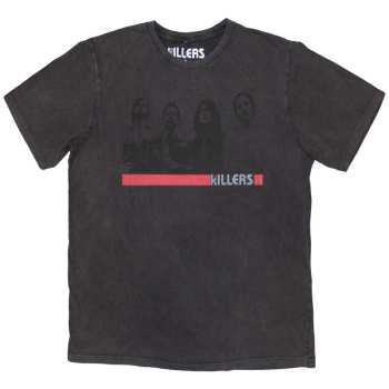 Merch The Killers: Stone Wash Póló Band Photo Mono