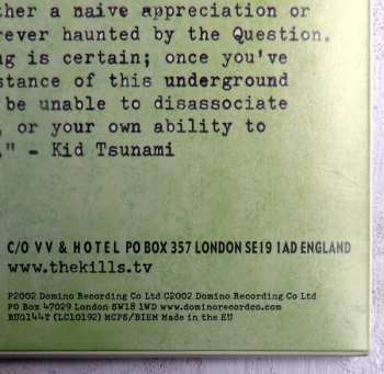 EP The Kills: Black Rooster E.P.