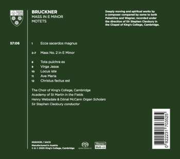 SACD The King's College Choir Of Cambridge: Mass In E Minor, Motets