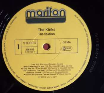 LP The Kinks: Hit Station