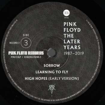 2LP Pink Floyd: The Later Years 1987-2019