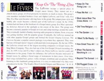 CD The LeFevres: Keep On The Firing Line