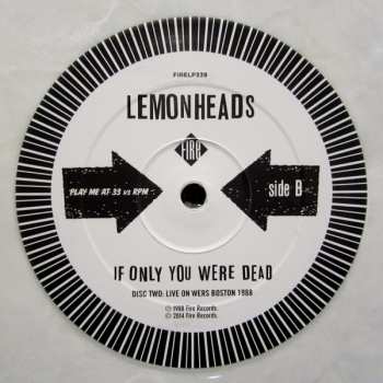 2LP The Lemonheads: If Only You Were Dead CLR