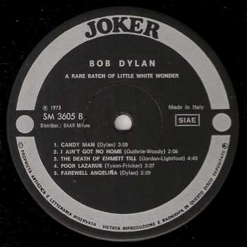 LP Bob Dylan: A Rare Batch Of Little White Wonder
