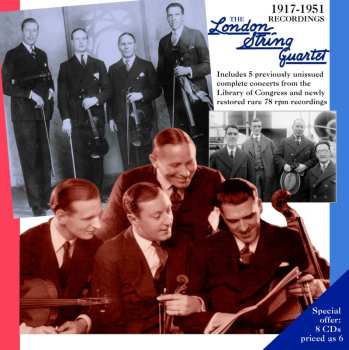 8CD/Dobozkészlet London String Quartet: 1917-1951 Recordings