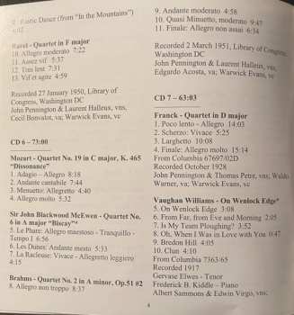 8CD/Dobozkészlet London String Quartet: 1917-1951 Recordings