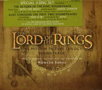 3CD/Dobozkészlet Howard Shore: The Lord Of The Rings (The Motion Picture Trilogy Soundtrack)