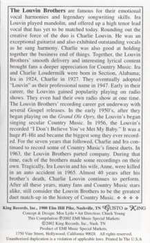 CD The Louvin Brothers: I Don't Believe You've Met My Baby