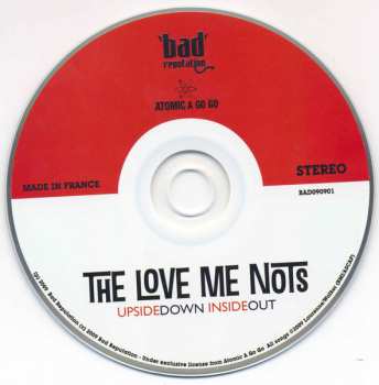 CD The Love Me Nots: Upsidedown Insideout