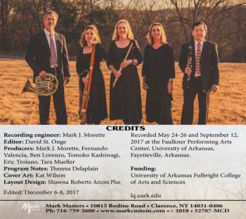 CD The Lyrique Quintette: Arrivals And Departures: Music Of The Americas