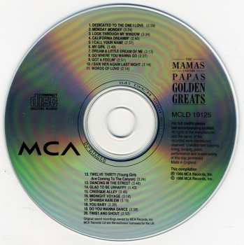 CD The Mamas & The Papas: Golden Greats