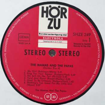 LP The Mamas & The Papas: Golden Era Vol. 2