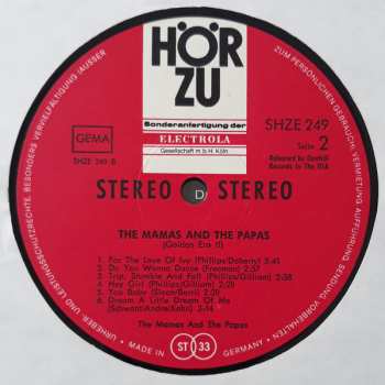 LP The Mamas & The Papas: Golden Era Vol. 2