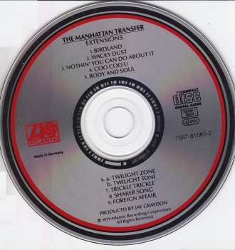 CD The Manhattan Transfer: Extensions