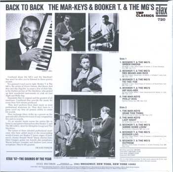 LP Booker T & The MG's: Back To Back