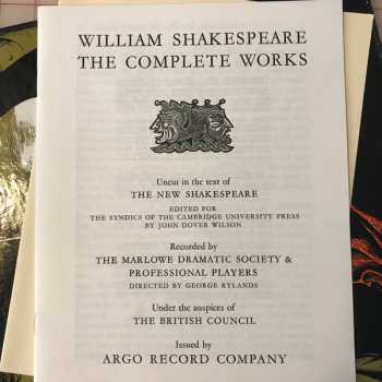 4LP/Dobozkészlet The Marlowe Dramatic Society And Professional Players: Henry VIII