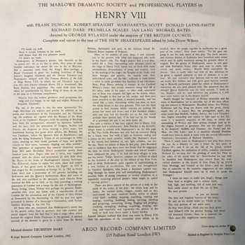 4LP/Dobozkészlet The Marlowe Dramatic Society And Professional Players: Henry VIII
