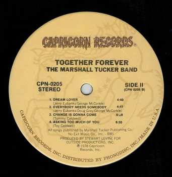 LP The Marshall Tucker Band: Together Forever