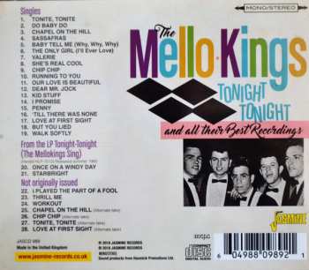 CD The Mello Kings: Blue Eyed Doo Wop - Tonight, Tonight And All Their Best Recordings