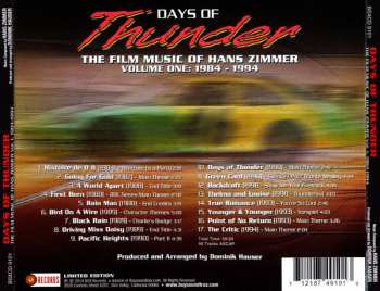 CD The Meridian Studio Orchestra: Days Of Thunder - The Film Music Of Hans Zimmer, Volume One: 1984 - 1994 LTD