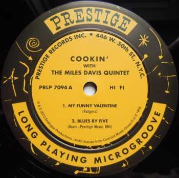 LP The Miles Davis Quintet: Cookin' With The Miles Davis Quintet LTD