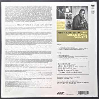 LP The Miles Davis Quintet: Relaxin' With The Miles Davis Quintet