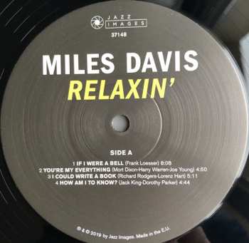 LP The Miles Davis Quintet: Relaxin' LTD