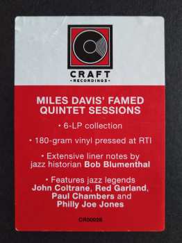 6LP/Dobozkészlet The Miles Davis Quintet: The Legendary Prestige Quintet Sessions LTD