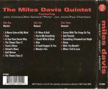 3CD/Dobozkészlet The Miles Davis Quintet: Workin, Relaxin', Steamin'
