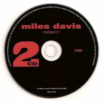 3CD/Dobozkészlet The Miles Davis Quintet: Workin, Relaxin', Steamin'