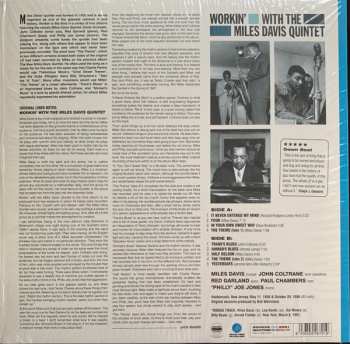 LP The Miles Davis Quintet: Workin’ With The Miles Davis Quintet LTD | CLR
