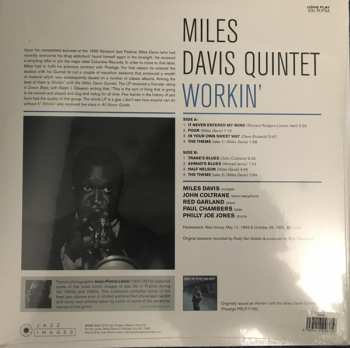 LP The Miles Davis Quintet: Workin' DLX | LTD