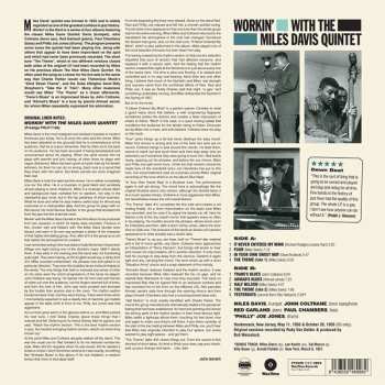 LP The Miles Davis Quintet: Workin’ With The Miles Davis Quintet LTD