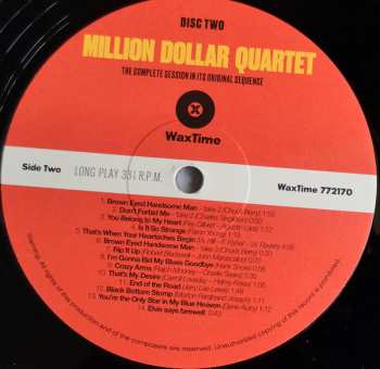2LP The Million Dollar Quartet: Million Dollar Quartet LTD