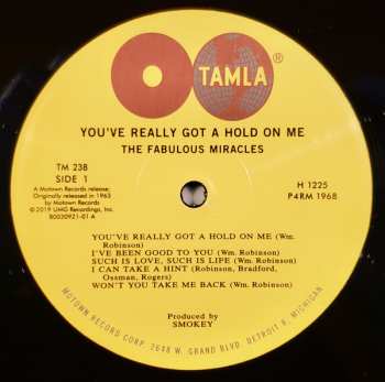 LP The Miracles: You've Really Got A Hold On Me LTD