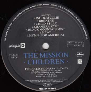 LP The Mission: Children