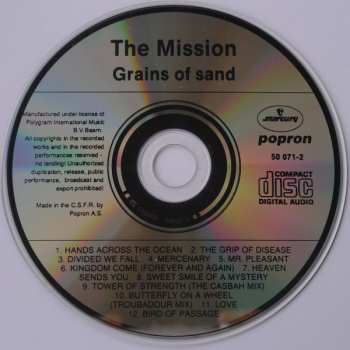 CD The Mission: Grains Of Sand