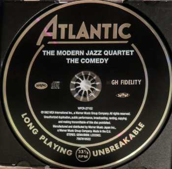 CD The Modern Jazz Quartet: The Comedy