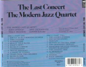 2CD The Modern Jazz Quartet: The Last Concert